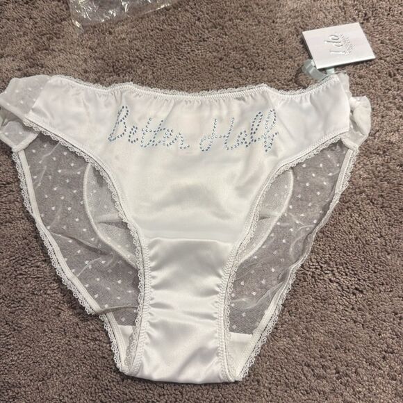 “Bride” rhinestone panties VS I do collection size M - Picture 6 of 8